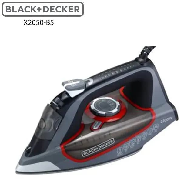 Black & Decker 2200 W Steam Iron - X2050-B5 